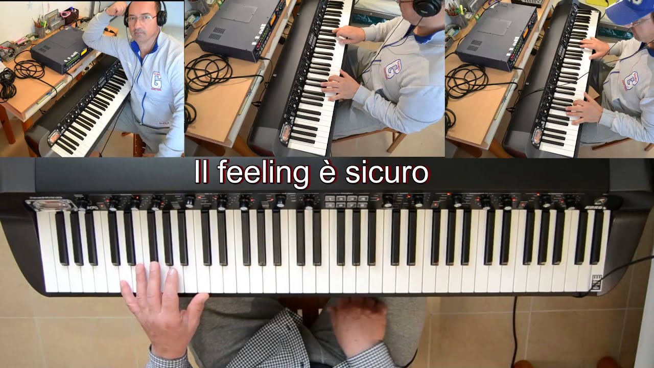 A Testa In Giú - Piano & Karaoke Cover - by Aldo Piancone HD Vision