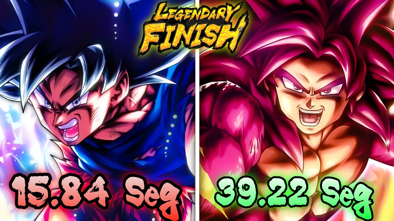 ¡TODOS LOS LEGENDARY FINISH DEL MAS CORTO AL MAS LARGO EN DRAGON BALL LEGENDS!
