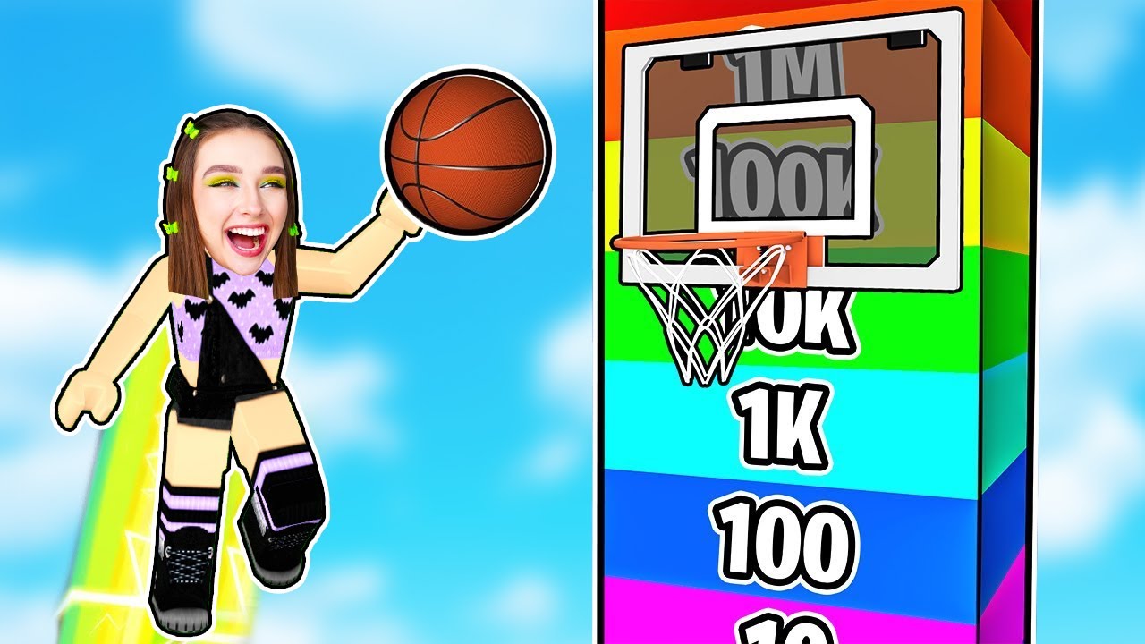 СДЕЛАЛА САМЫЙ МОЩНЫЙ ДАНК в ROBLOX ! 😱 ЗАКИДЫВАЮ МЯЧ В КОЛЬЦО Super Dunk Роблокс