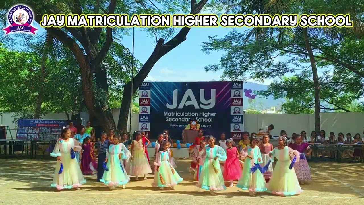 Colorful Dance Performance by Grade 3-5 | Happy Teachers Day 2025 |Jay School | #salem #celebration