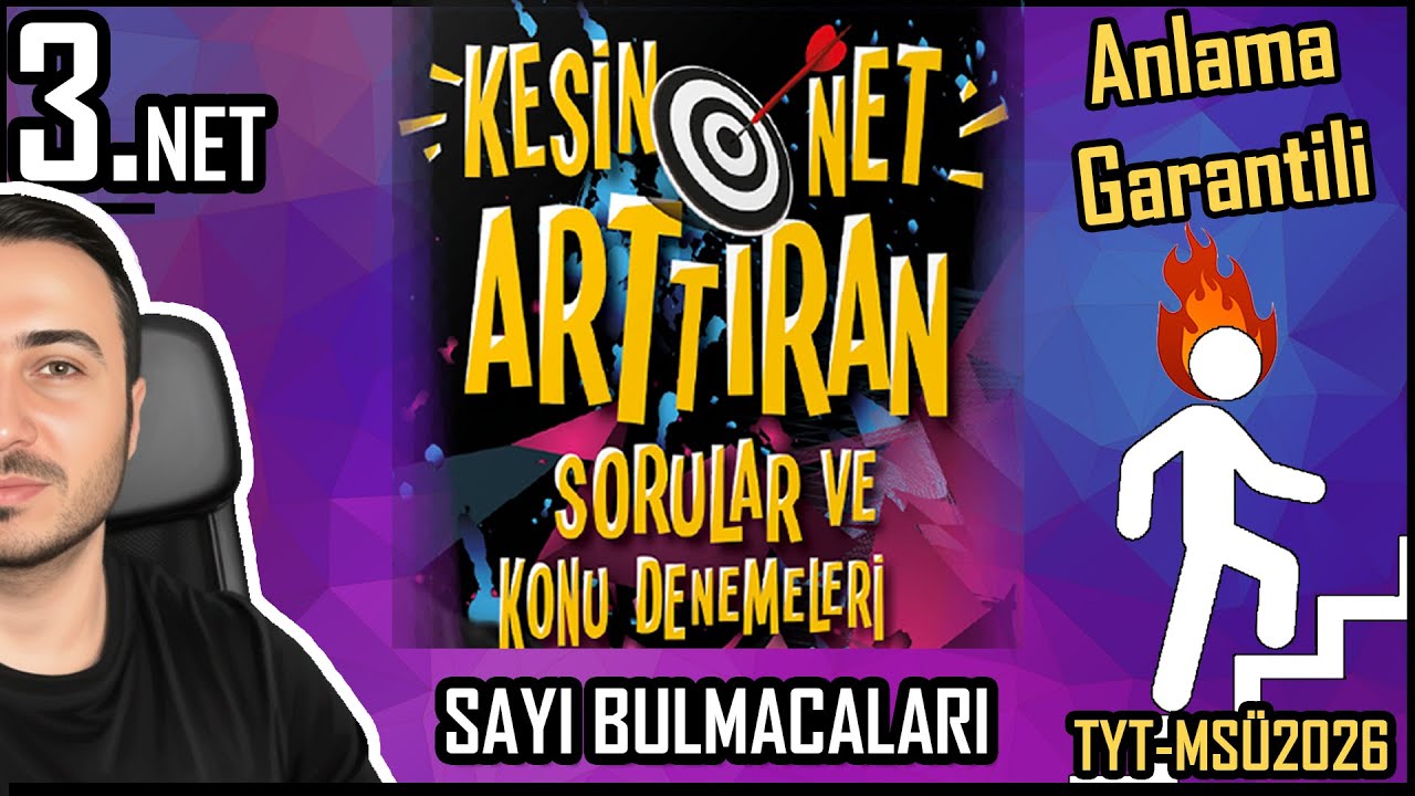Kesin NET Arttıran Sorular ve Konu Denemeleri-3.NET / SAYI BULMACALARI #yks2026