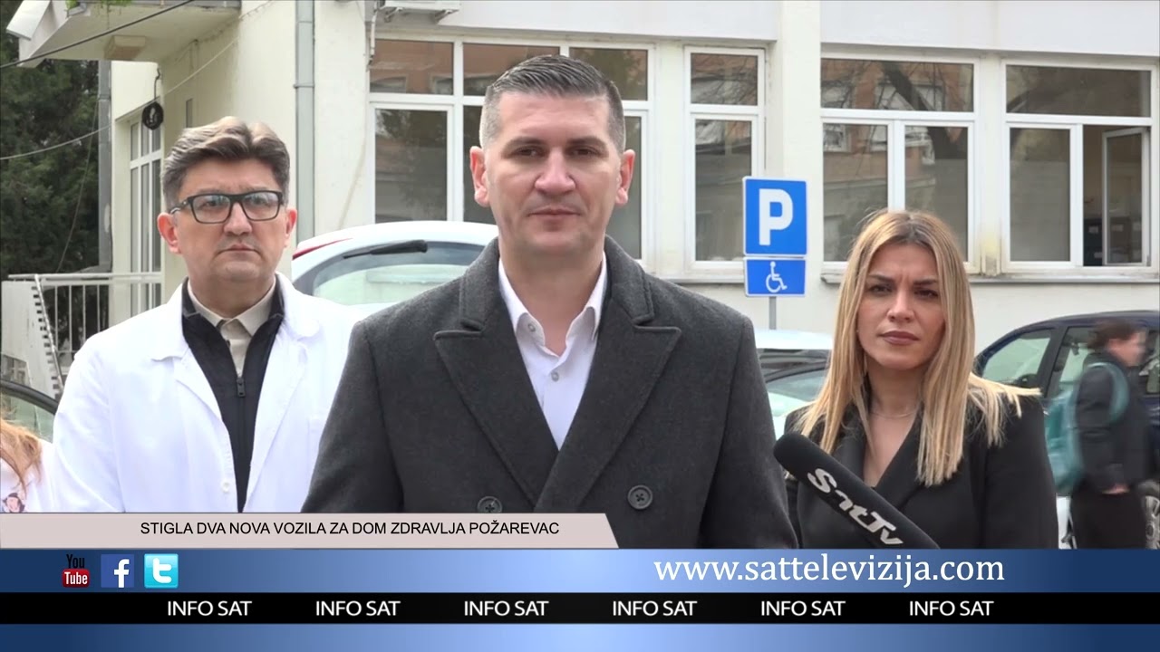 STIGLA DVA NOVA VOZILA ZA DOM ZDRAVLJA POŽAREVAC