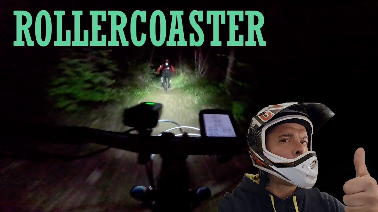 MTB DownHill Rollercoaster tutta la notte ! #downhill #nightride #GoPro