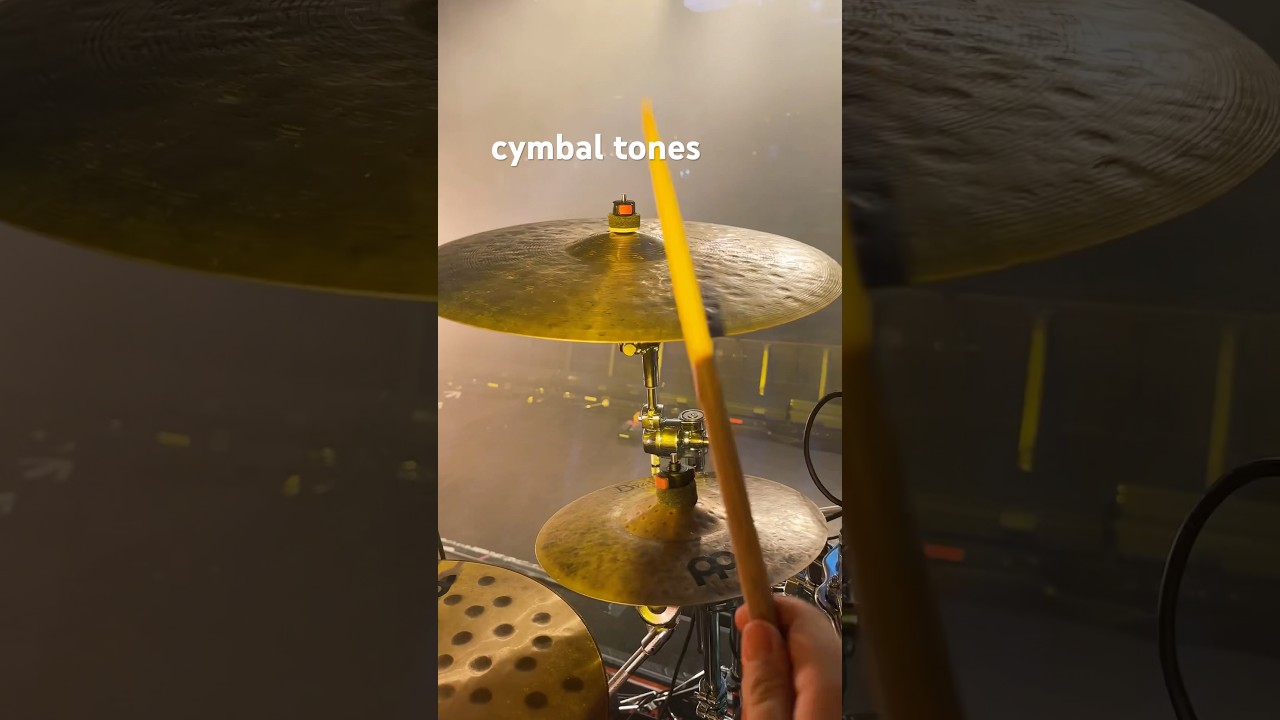 Cymbal Tones on tour with #kamrad #drumtones #soundcheck #cymbals #meinlcymbals #drums #tour