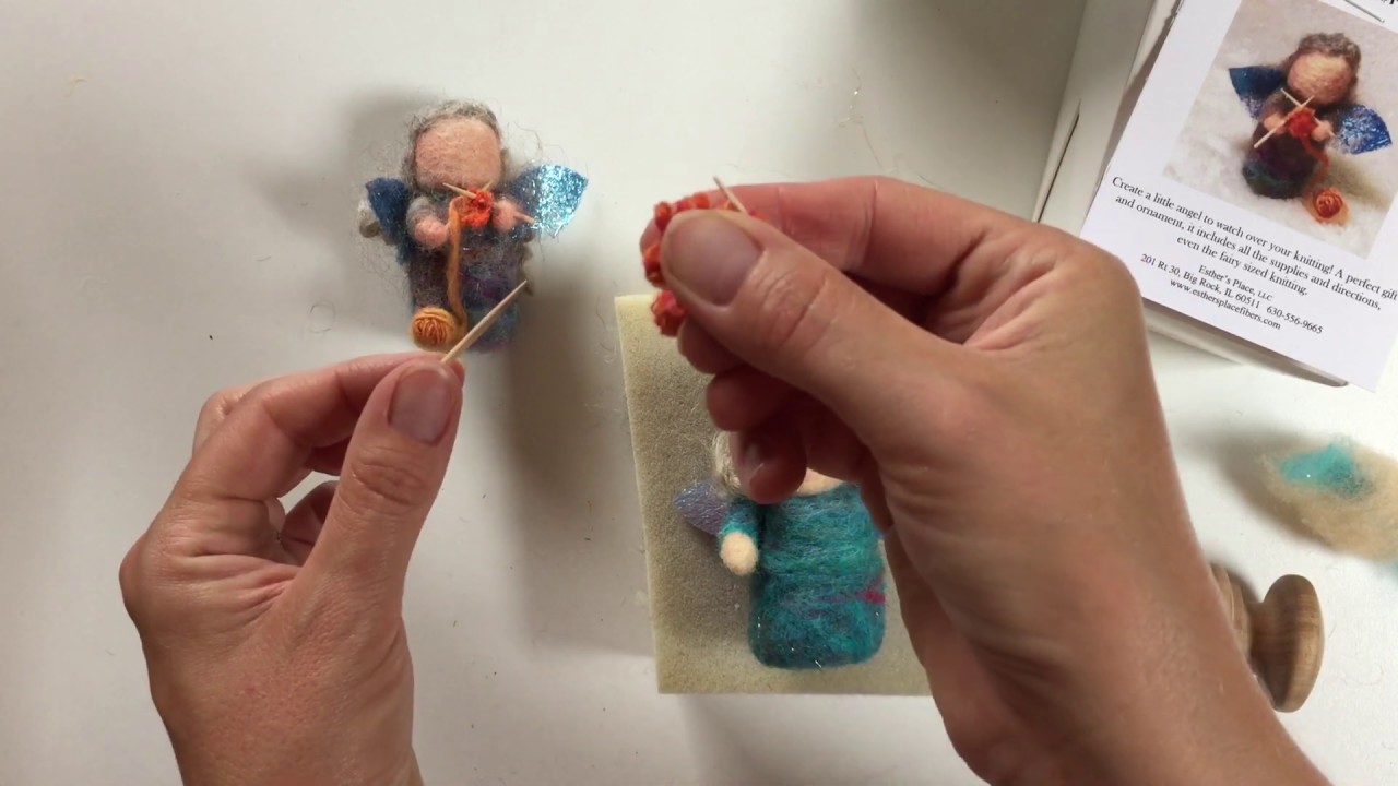 Tutorial: Needle Felted Fairy Yarnmother