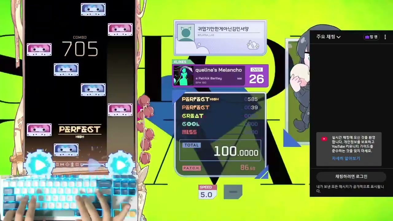 PLATiNA LAB | Mrs. Jacqueline's Melancholy 4LINE OVER 26Lv ALL PERFECT