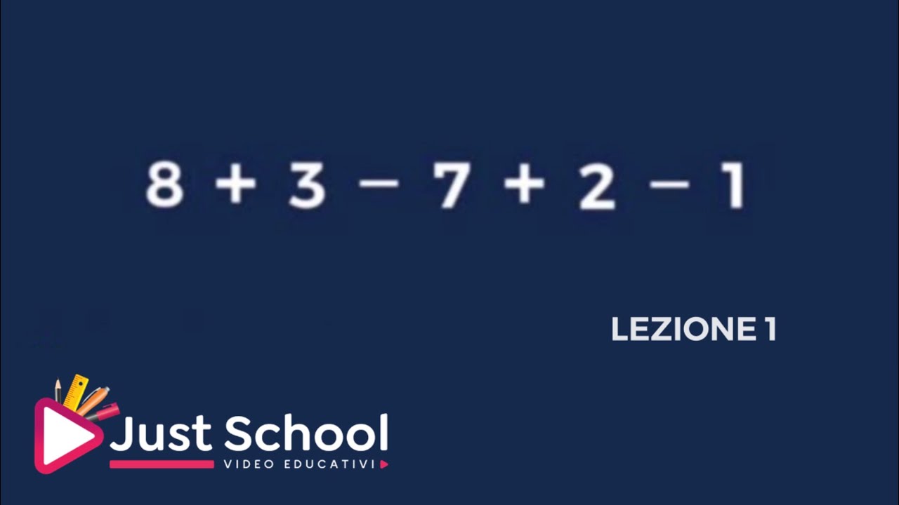 Espressioni algebriche (lezione 1)