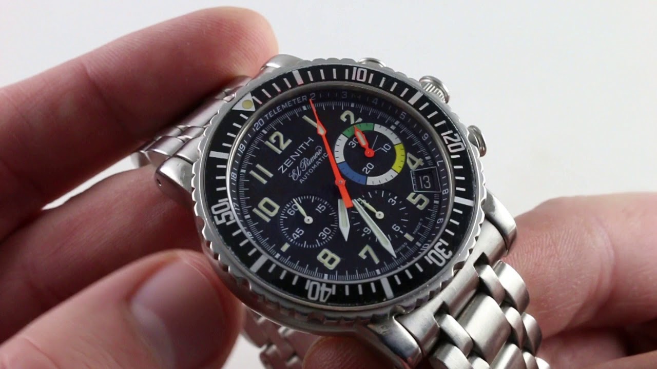 Обзор роскошных часов Zenith Rainbow El Primero Flyback Caliber 405