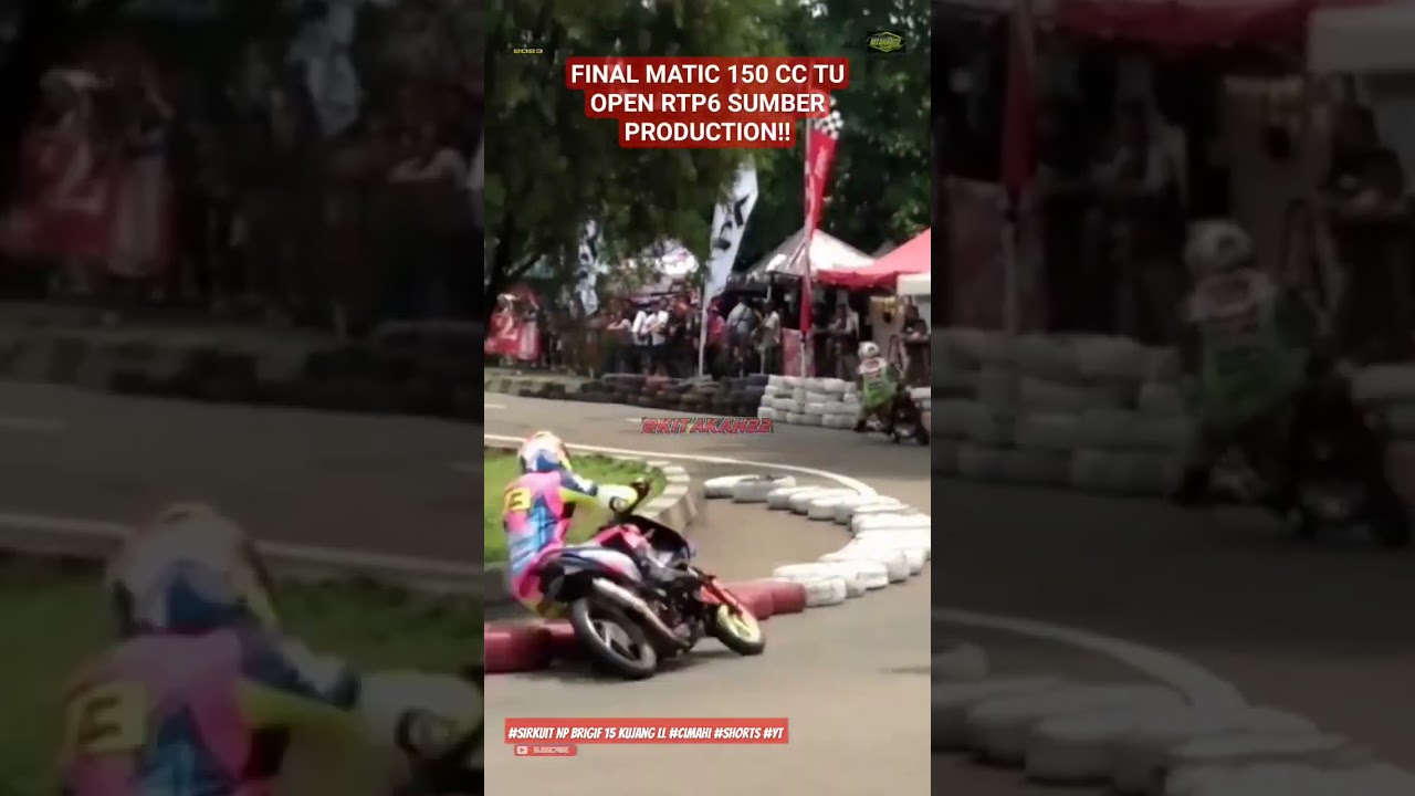 PANASNYA🔥 RACE FINAL MATIC 150 CC TU PEMULA, SIRKUIT NP BRIGIF 15 KUJANG II CIMAHI! #shorts #viral
