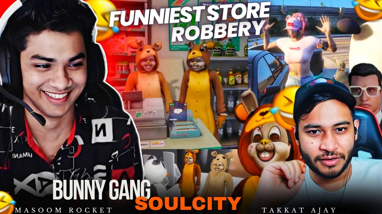 Funniest Store Robbery 😂 | Bunny Gang | Soulcity 2.0