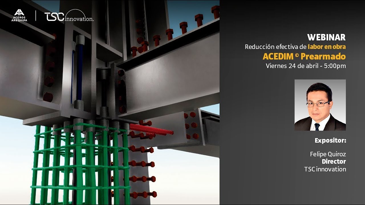 Webinar - Reducci&oacute;n efectiva de labor en obra - ACEDIM Prearmado