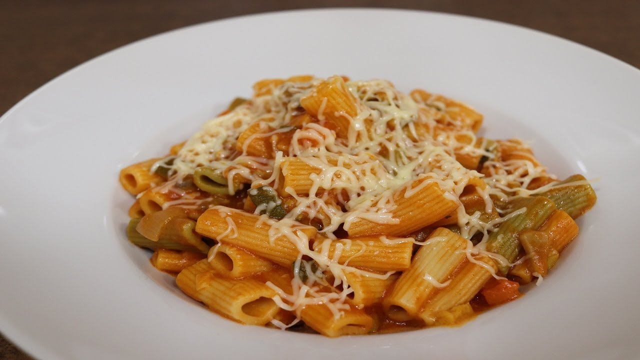 MACARRONES CON VERDURAS EN OLLA GM