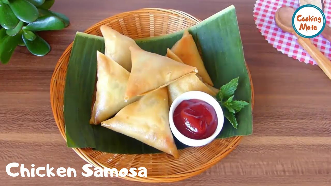 Chicken Samosa Recipe with Folding process and Frozen tips Ramadan iftar Recipes by Cooking Mate