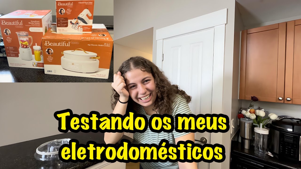 Testando os eletrodomésticos que eu ganhei