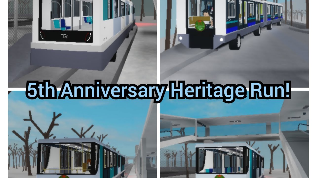 (Roblox) Westwood Airport Transit 5th Anniversary Heritage Run with former rolling stock!