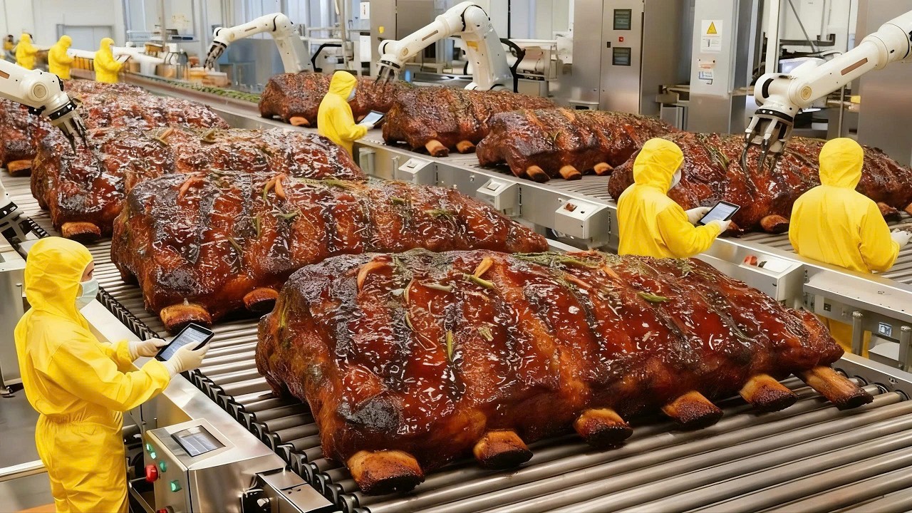 Bên trong nhà máy: sản xuất sườn chua ngọt cung cấp cho quán cơm youtober nổi tiếng Cao Bằng ra sao?