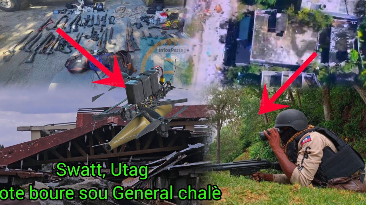 Woy ! Swatt,Utag, Udmo + Task fòs lan pote boure sou General chalè, 6 toro tonbe sou plas, zam sezi