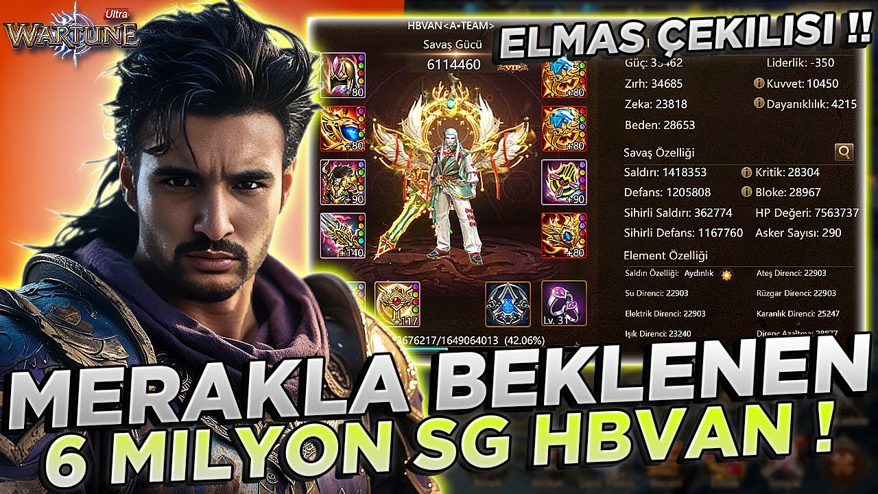 WARTUNE ULTRANIN EN GÜÇLÜ HESABI HBVAN ! !!! Wartune Ultra Türkçe
