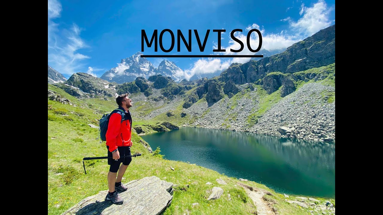 MonViso Là dove Nasce il Po 2020 Drone view/ lago di montagna più bello Lago Fiorenza Pian del Re