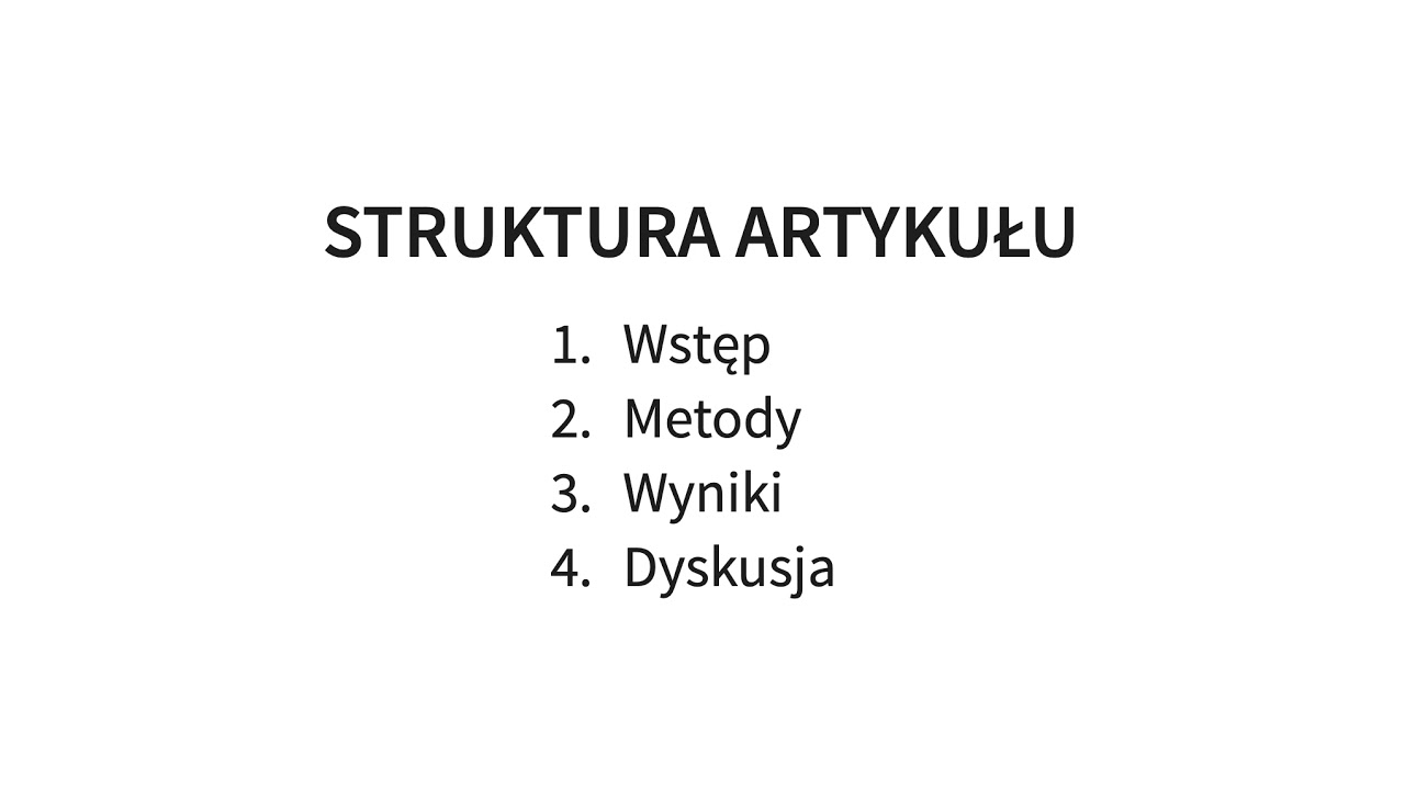 [MBP] Jak pisać artykuły naukowe?