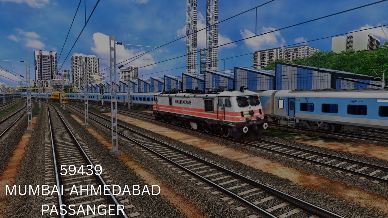 MSTS/OR | 59439 MUMBAI-AHMEDABAD PASSANGER | AFTER A LONG TIME ICF WITH WAP5 | #mstslive