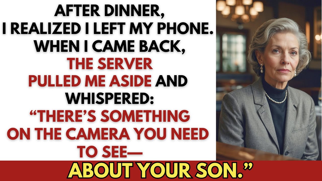 I Left My Phone After A Family Dinner. What The Server Showed Me May Have Saved My Life