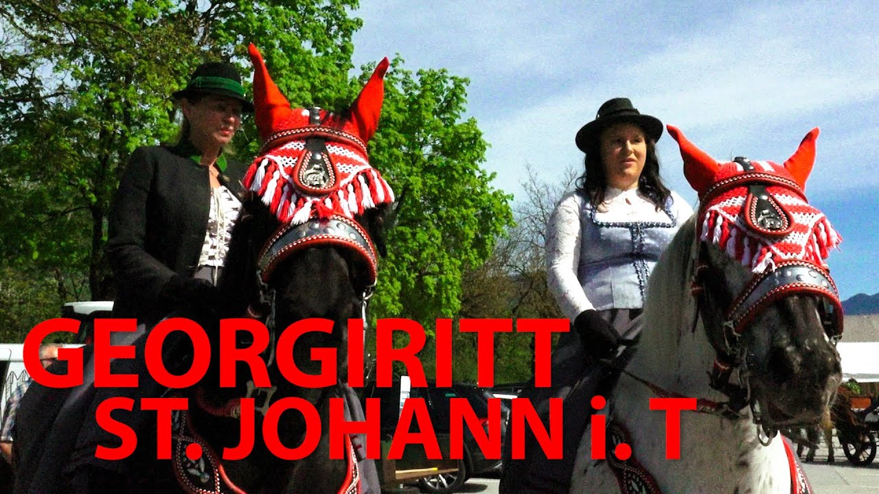 Erster Georgiritt in St Johann in Tirol