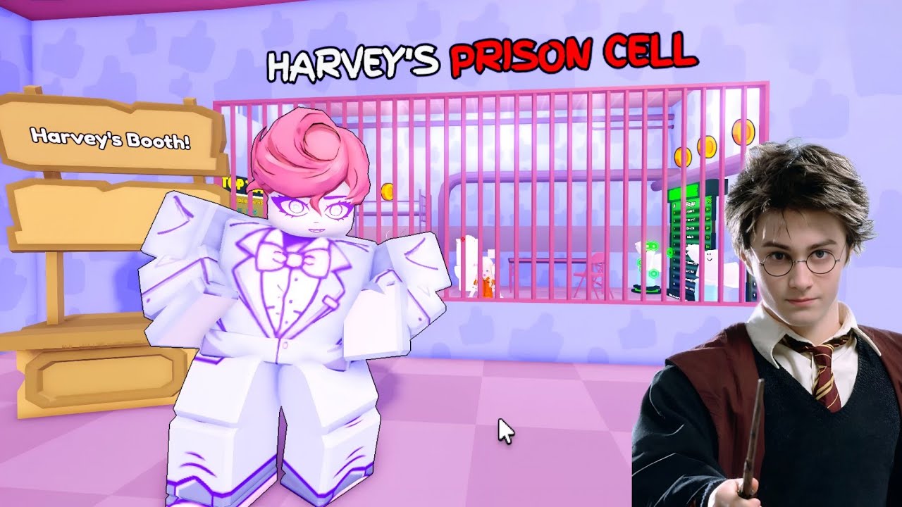 😍HARVEY'S PRISON RUN OBBY FULL WAIKTHROUGH GAMEPLAY ROBLOX 