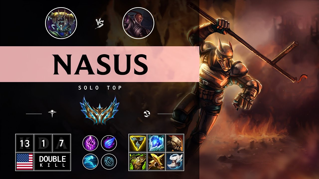 Nasus Top vs Lucian - NA Challenger Patch 14.12