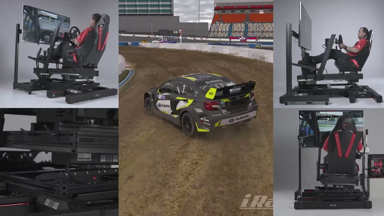 Next Level Racing Motion Plus Platform- Motion Plus Platform + Traction Plus Platform Combination