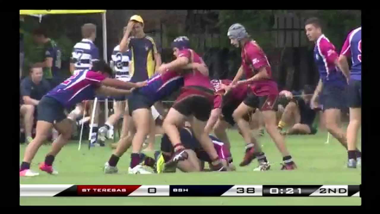 Game 6 - St Teresas v BSH - 2014 Schoolboy Rugby 7s