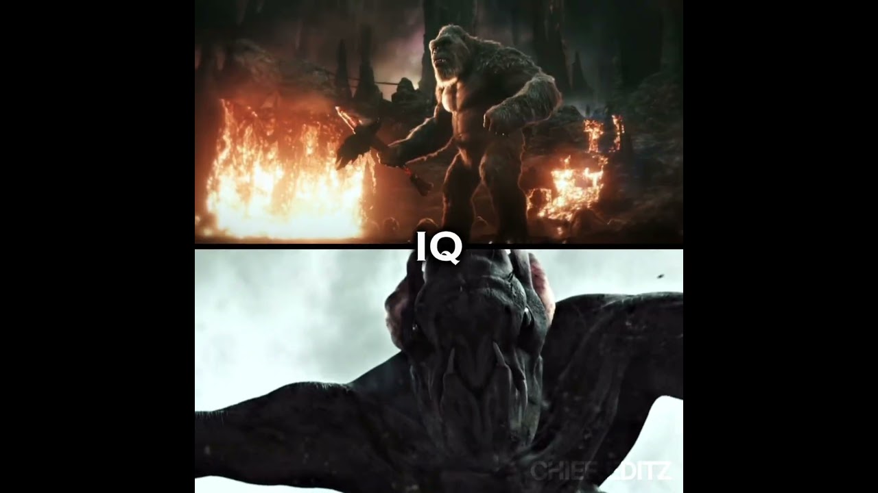 King Kong vs Adult Cloverfield #monsterverse #kong #godzilla #cloverfield #edit