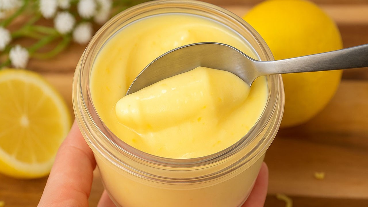 Лимонный крем: 3 ингредиента 🍋 Без яиц, без муки, без крахмала ✨ Лимонный пудинг