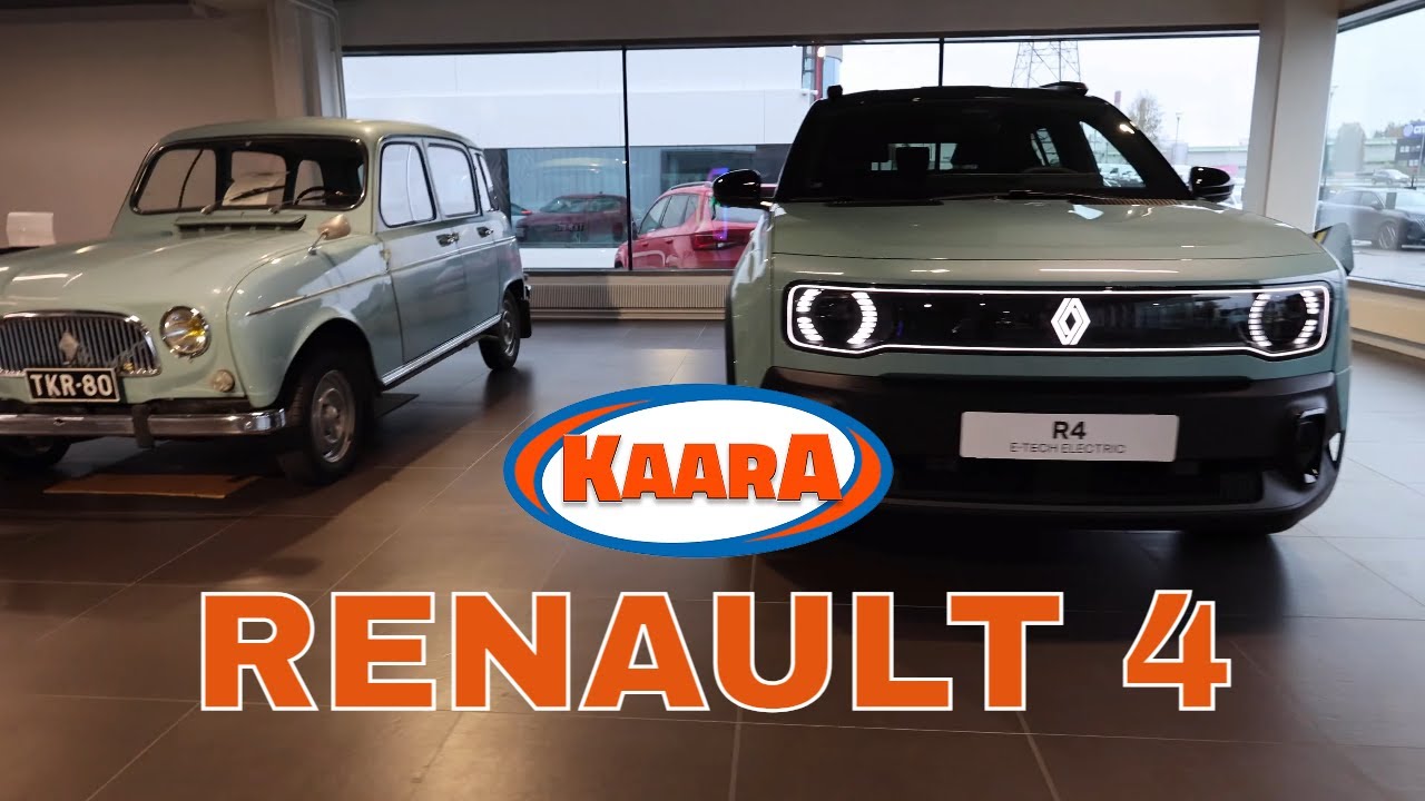 Ensikoeajo: Renault 4 E Tech Electric - retrosähkö puree kuin tuhat volttia ⚡⚡🪫