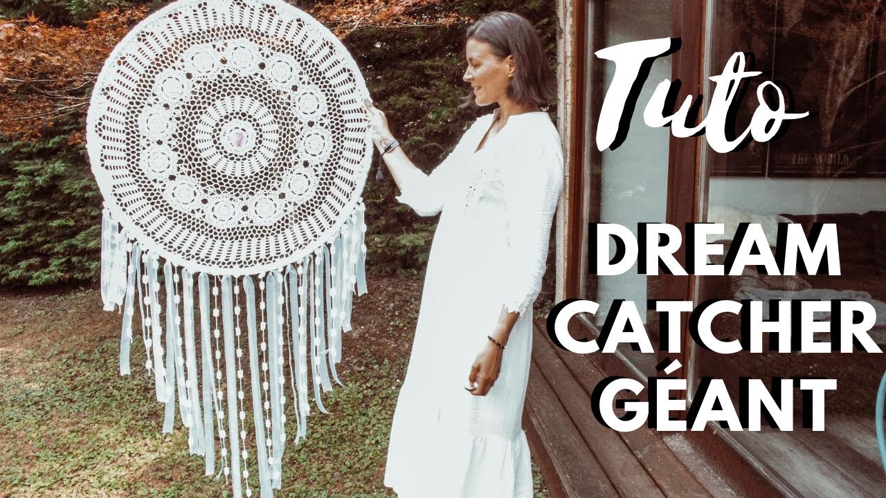 TUTO DIY ATTRAPE RÊVES / GIANT DREAMCATCHER / BOHO / BOHÈME / CROCHET