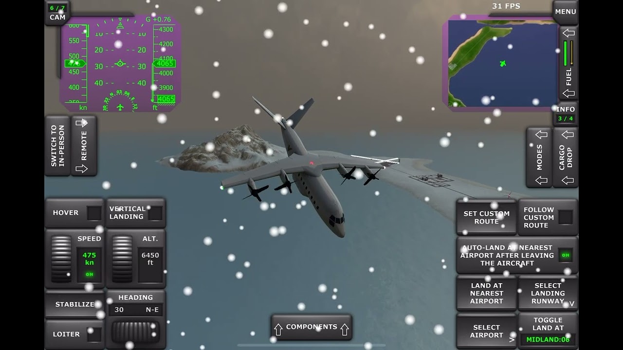 Winter Flight (Concept) | Turboprop Flight Simulator