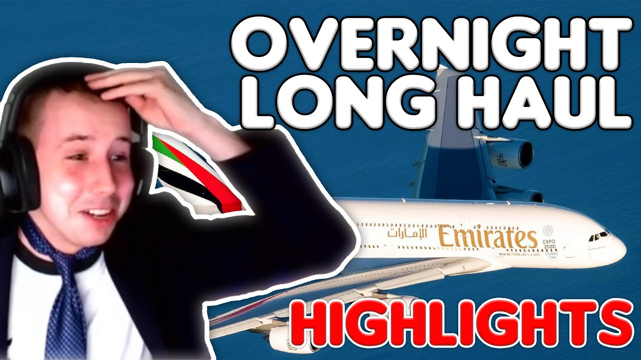 A380 OVERNIGHT LONG HAUL: KLAX → [OKKK] → OMDB // HIGHLIGHTS ONLY #VATSIM