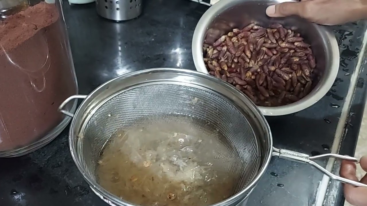 How to make date seed coffee powder at home.