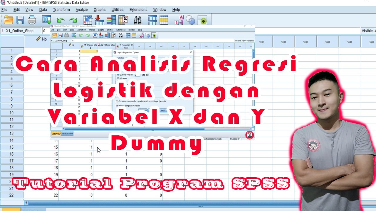 Analisis Regresi Logistik dengan Variabel X dan Y bernilai Dummy