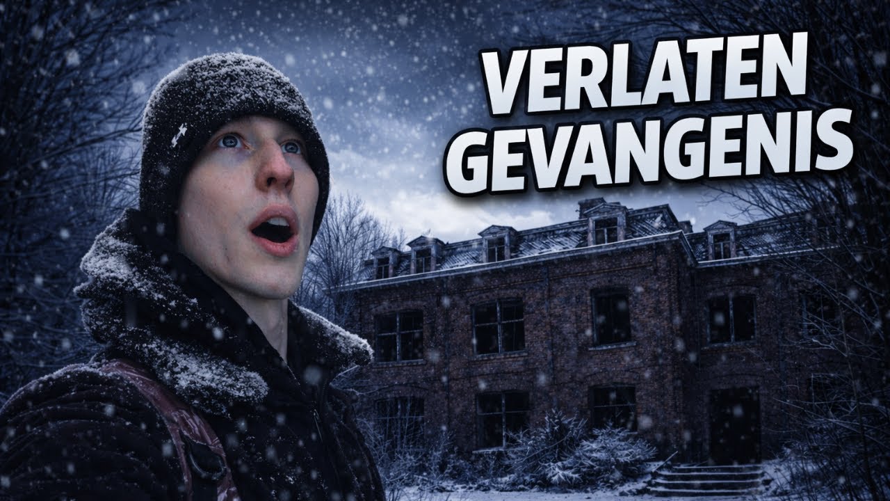 Ik bezocht een VERLATEN GEVANGENIS… in de sneeuw