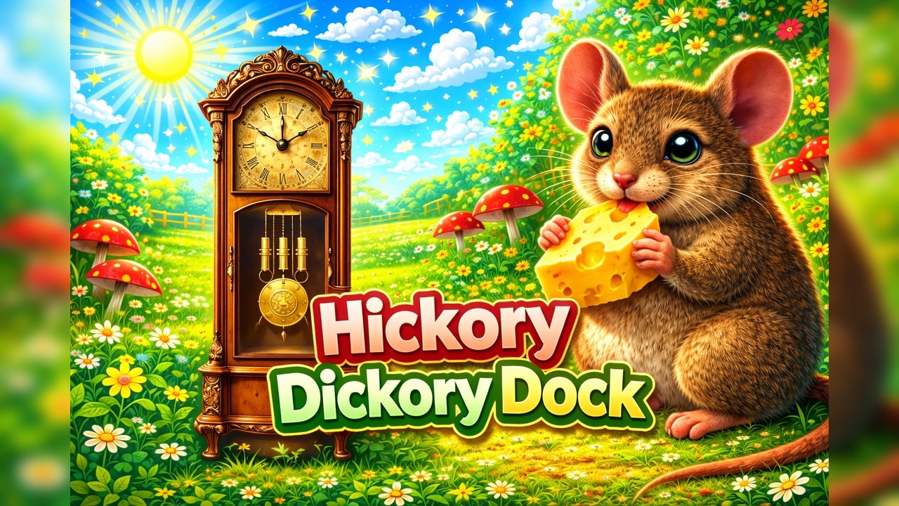 Hickory Dickory Dock  | Nursery Rhymes and Kids Songs