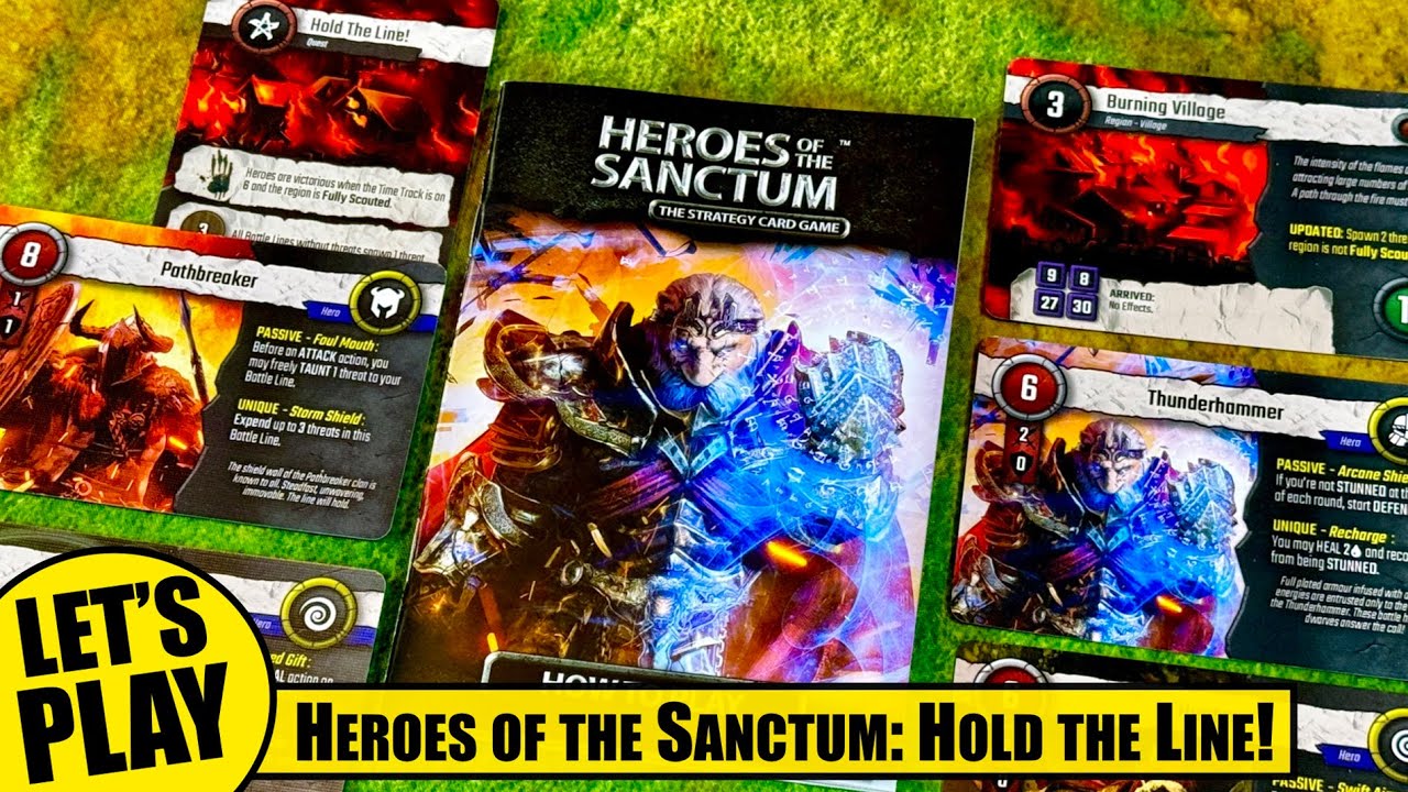 Прохождение игры HEROES OF THE SANCTUM в одиночку: стратегическая карточная игра | Hold the Line ...