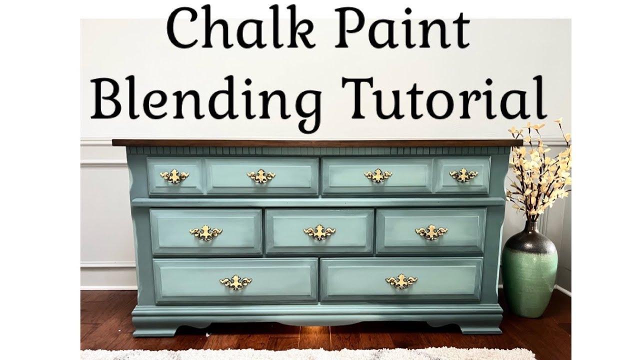 How to blend chalk paint for beginners!