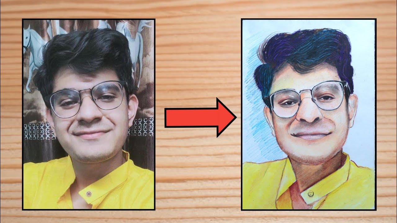 Pokechatter !! Oil Pastel Portrait !! By Art burner