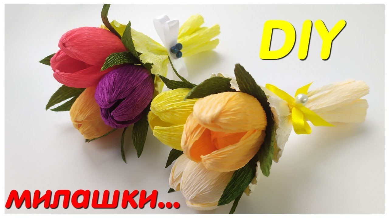 DIY💖 БУКЕТ из КОНФЕТ🥰МИНИ БУКЕТЫ для УЧИТЕЛЯ, МАМЫ, СЕСТРЫ и БАБУШКИ