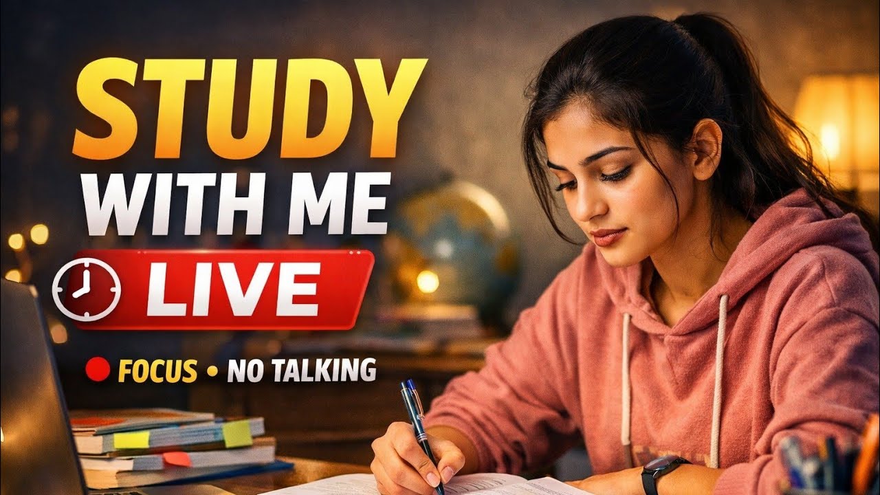 Study with me live🧿