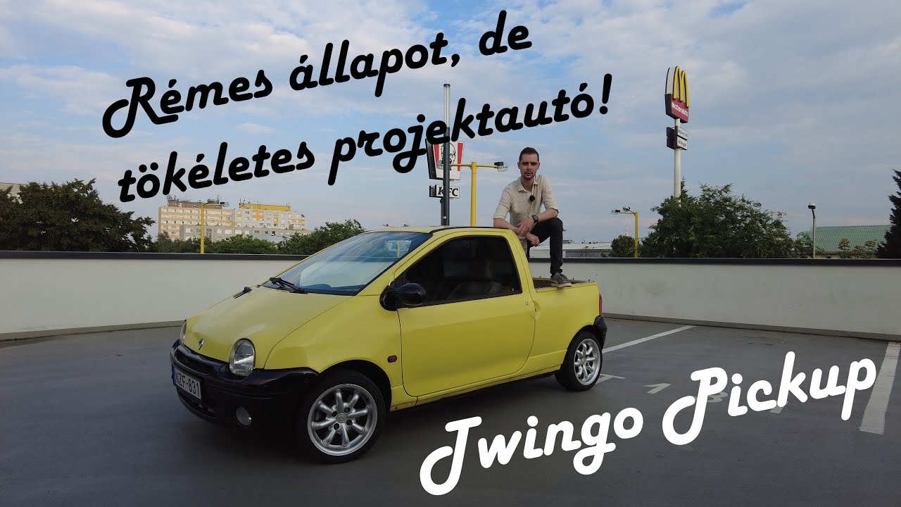 Renault Twingo Pickup #1. Rémes állapot, hatalmas kihívás! Az új projektautó bemutatása! 🚗🔥