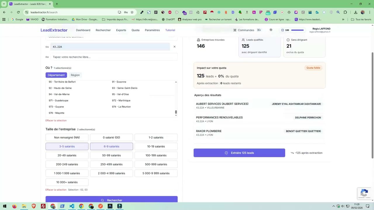 Onboarding LeadExtractor