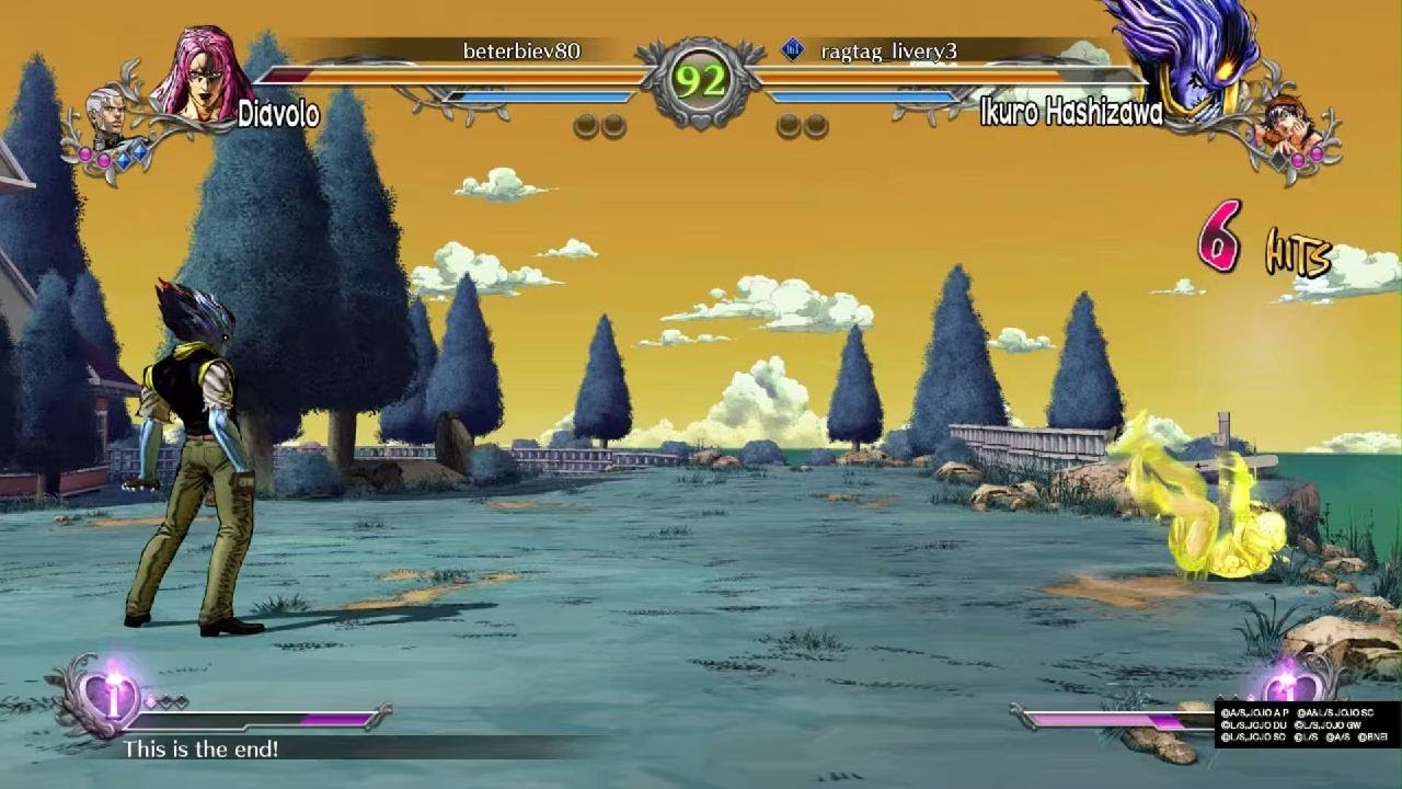 JoJo's Bizarre Adventure All Star Battle R Online Matches 1060