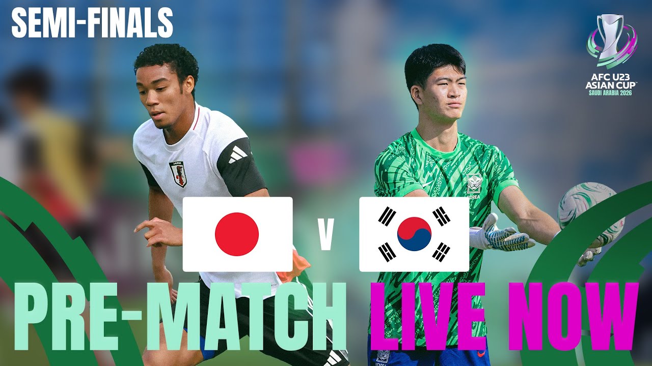 🔴 Japan vs Korea Republic – Get Ready for Action! | PRE-MATCH | AFC U23 Asian Cup™ 2026